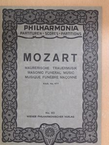W. A. Mozart - Maurerische Trauermusik [antikvár]