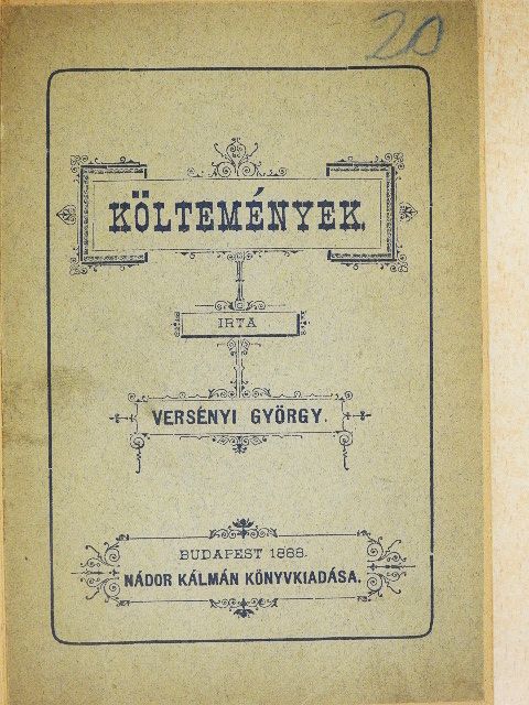 Versényi György - Költemények [antikvár]