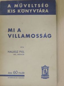 Halász Pál - Mi a villamosság? [antikvár]