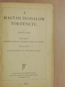 Dr. Bence István - A magyar irodalom története I. [antikvár]