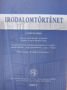 Bányai János - Irodalomtörténet 2008/2. [antikvár]