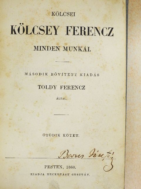 Kölcsei - Kölcsei Kölcsey Ferencz minden munkái 5-6. [antikvár]