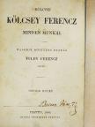 Kölcsei - Kölcsei Kölcsey Ferencz minden munkái 5-6. [antikvár]