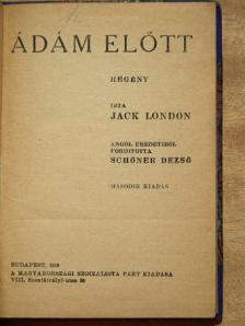Jack London - Ádám előtt [antikvár]