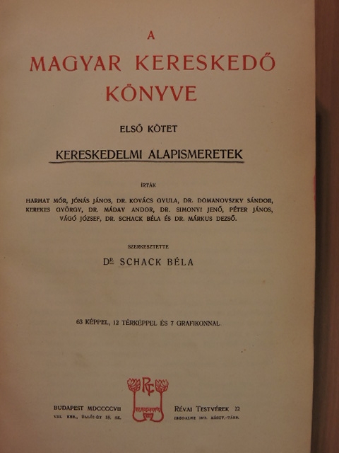 Dr. Domanovszky Sándor - A magyar kereskedő könyve I. [antikvár]