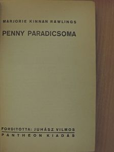 Marjorie Kinnan Rawlings - Penny paradicsoma [antikvár]