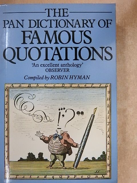 Robin Hyman - The Pan Dictionary of Famous Quotations [antikvár]