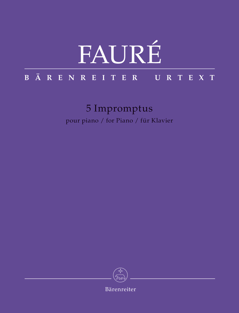 FAURÉ - 5 IMPROMPTUS POUR PIANO