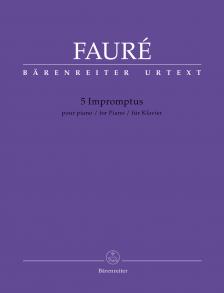 FAURÉ - 5 IMPROMPTUS POUR PIANO