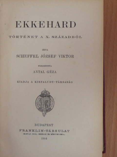 Scheffel József Viktor - Ekkehard [antikvár]