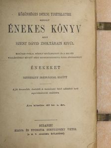 Közönséges isteni tiszteletre rendelt énekes könyv (rossz állapotú) [antikvár]