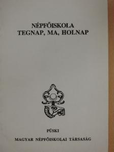 Balázsi Károly - Népfőiskola tegnap, ma, holnap [antikvár]