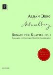 BERG, ALBAN - SONATE FÜR KLAVIER OP.1 NEUAUSGABE VON K.LIPPE (A.BERG GESAMTAUSGABE)