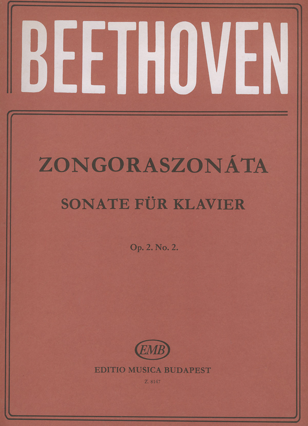 BEETHOVEN - SONATE OP.2 NO.2 A-DUR FÜR KLAVIER (WEINER LEO)