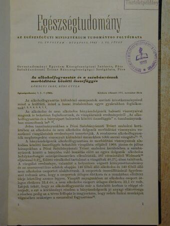 A. A. Menysov - Egészségtudomány 1963/1-4. [antikvár]