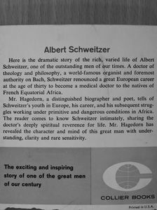 Hermann Hagedorn - Albert Schweitzer: Prophet in the Wilderness [antikvár]
