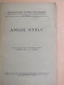 Angol nyelv [antikvár]