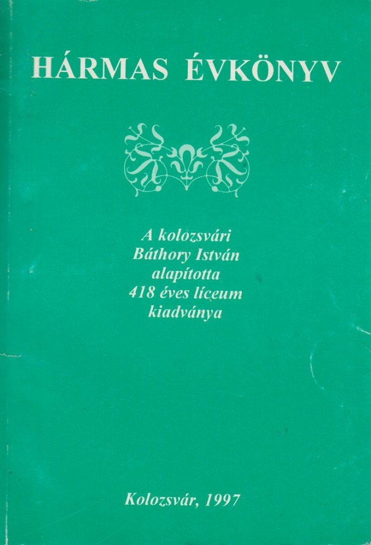 Balázs Ildikó - Hármas évkönyv [antikvár]