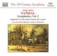 VANHAL - SYMPHONIES VOL.2 CD WATKINSON, CITY OF LONDON SINFONIA