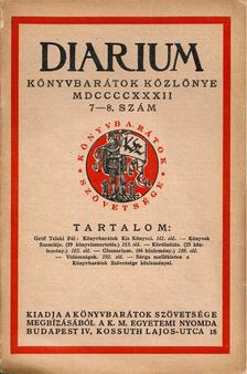 Czakó Elemér - Diarium 1932/7-8. [antikvár]