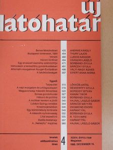 András Károly - Új Látóhatár 1985. december 15. [antikvár]