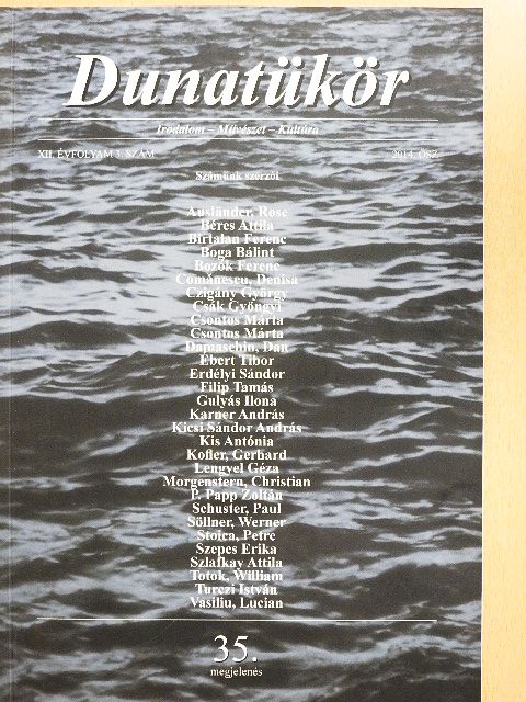 Csontos Márta - Dunatükör 2014. ősz [antikvár]