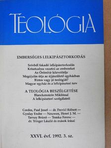 Christ György - Teológia 1992. augusztus [antikvár]