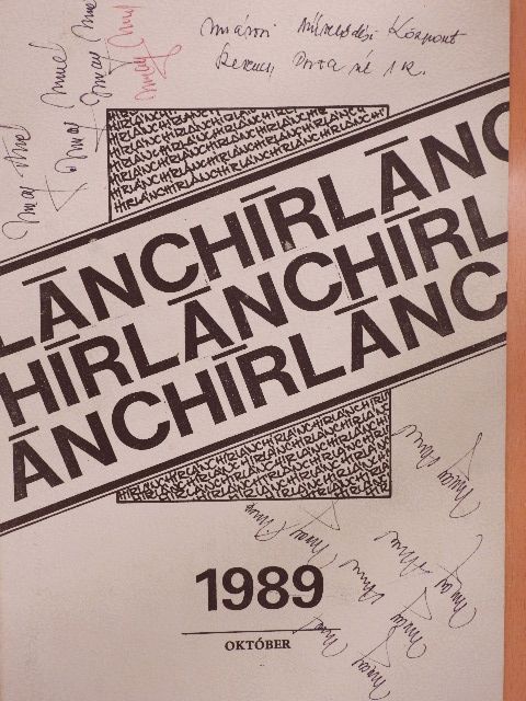 Hírlánc 1989. október [antikvár]