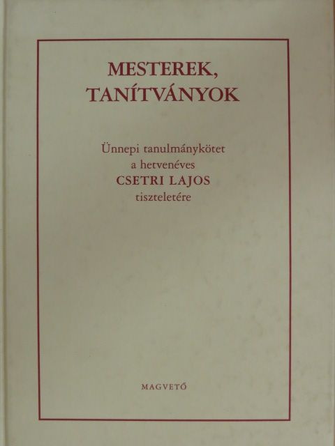 Baranyai Zsolt - Mesterek, tanítványok [antikvár]