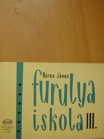 Béres János - Furulyaiskola III. [antikvár]