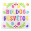 Boldog húsvétot! ablakzselé - 20 x 25 cm