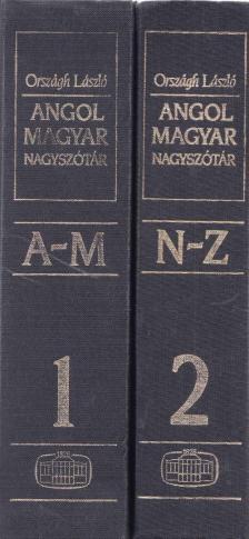 ORSZÁGH LÁSZLÓ - Angol-magyar nagyszótár I-II. [antikvár]