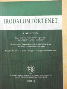 Eisemann György - Irodalomtörténet 2008/4. [antikvár]