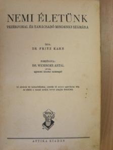 Dr. Fritz Kahn - Nemi életünk [antikvár]