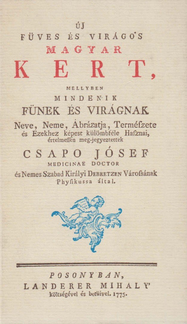 Csapo Jósef - Új füves és virágos magyar kert (reprint) [antikvár]