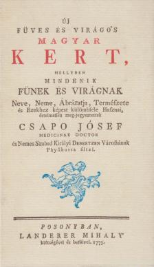 Csapo Jósef - Új füves és virágos magyar kert (reprint) [antikvár]