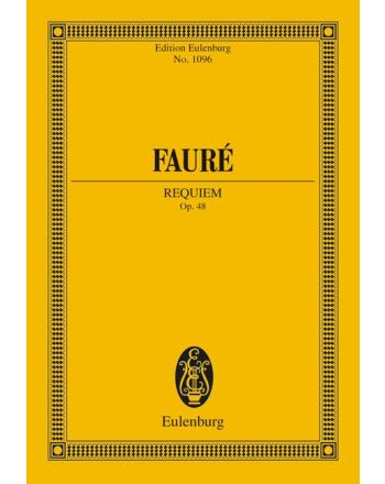 FAURÉ - REQUIEM OP.48. TASCHENPARTITUR