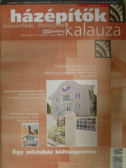 Házépítők kalauza 2002. április 3. [antikvár]