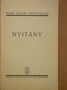 Papp Jenő - Nyitány [antikvár]