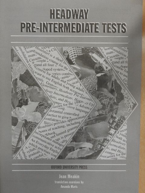 Amanda Maris - Headway - Pre-Intermediate Tests [antikvár]