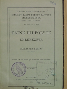 Alexander Bernát - A Magyar Tudományos Akadémia elhúnyt tagjai fölött tartott emlékbeszédek XII/1-12. [antikvár]