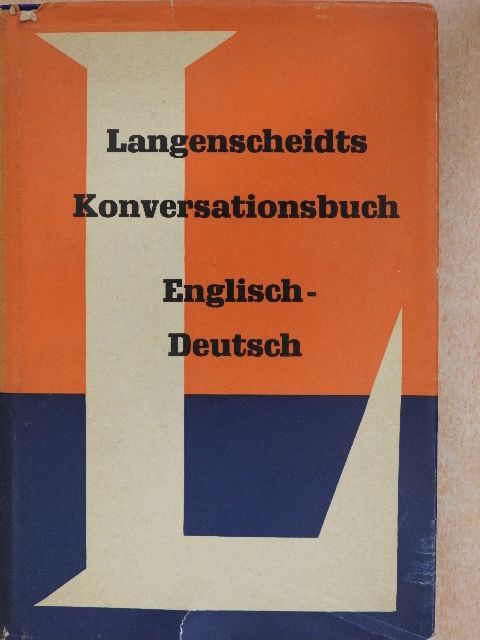 Louis Hamilton - Langenscheidts Konversationsbuch Englisch-Deutsch [antikvár]