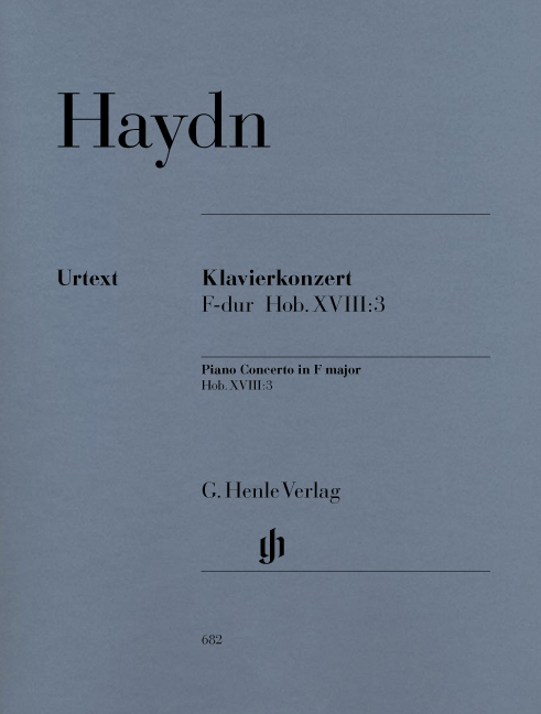 HAYDN,J - KLAVIERKONZERT F-DUR, HOB.XVIII:3 URTEXT (KLAVIERQUINTETT)