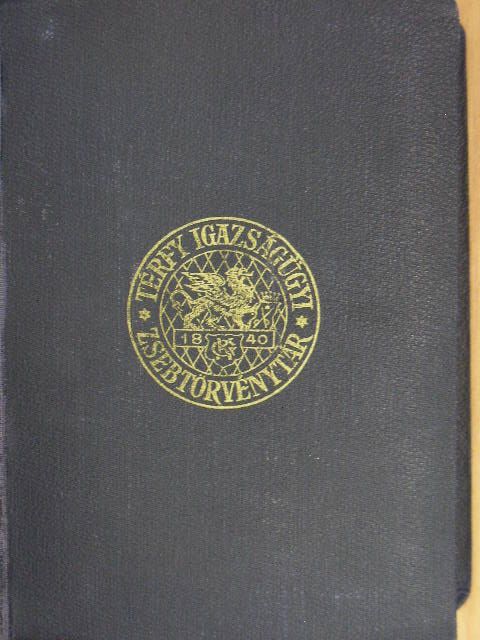 Dr. Térfy Béla - Igazságügyi zsebtörvénytár [antikvár]