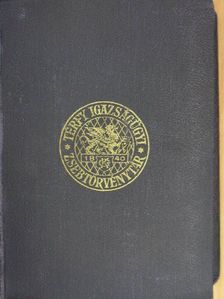 Dr. Térfy Béla - Igazságügyi zsebtörvénytár [antikvár]