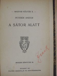 Adolf Hildebrand - A sátor alatt/A forma problémája a képzőművészetben [antikvár]