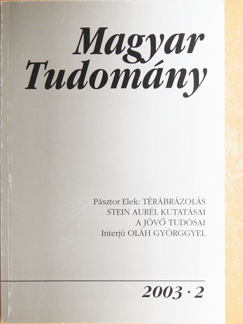 Csermely Péter - Magyar Tudomány 2003. február [antikvár]
