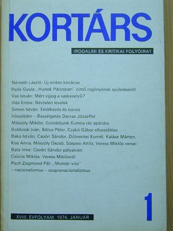Bajor Nagy Ernő - Kortárs 1974. január [antikvár]