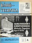 Bassó Andor - Rádiótechnika 1978. április [antikvár]