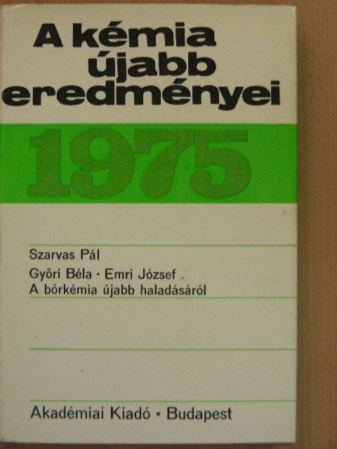 Emri József - A kémia újabb eredményei 26. [antikvár]